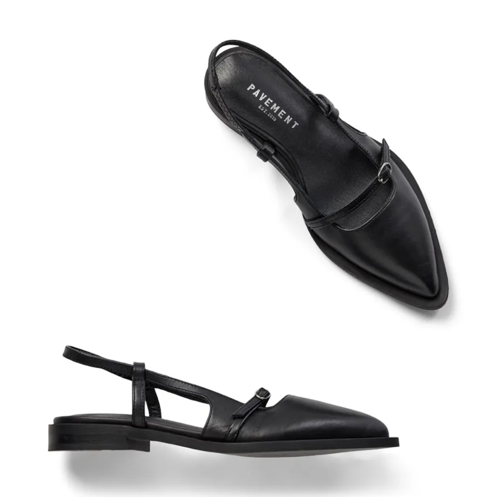 Pavement Sonja Slingback Ballerinasko, , 40-Dame Flade Sko|Ballerinaer