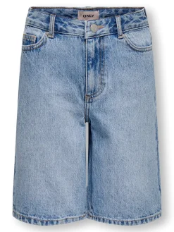 Online Sonny Wide Denim Shorts, , 140 cm Børn Nederdele & Shorts
