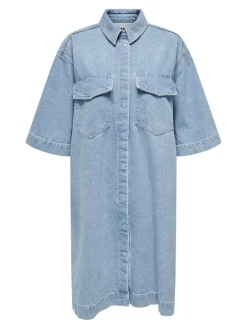 ONLY Sophie Denimkjole, , XS-Dame Kjoler