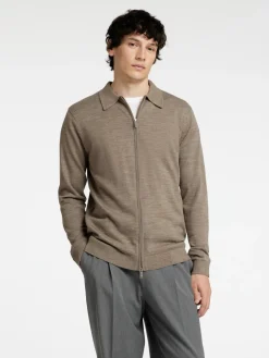 Selected Homme Soren Knit Zip Cardigan, , S- Cardigans