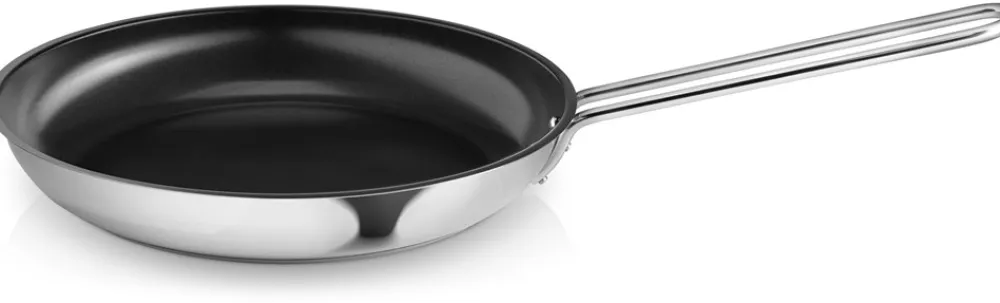 New Stainless Steel Keramisk Slip-Let Stegepande, Ø28 cm Køkken|Gryder & Pander