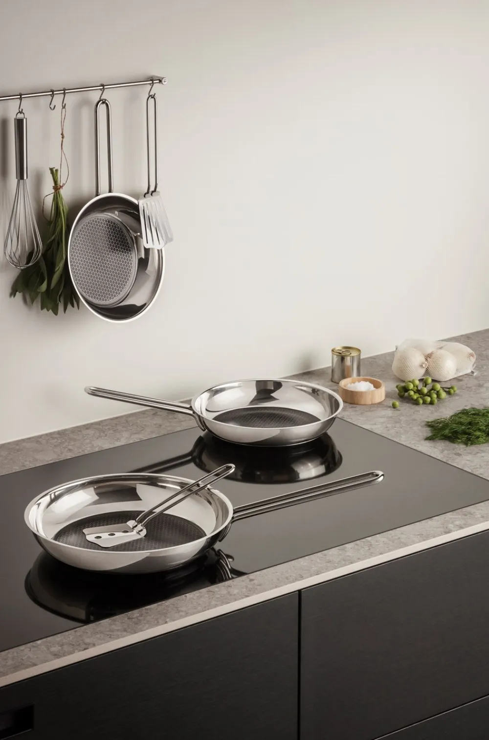 Hot Stainless Steel Mosaic Stegepande, Ø24 cm Gryder & Pander