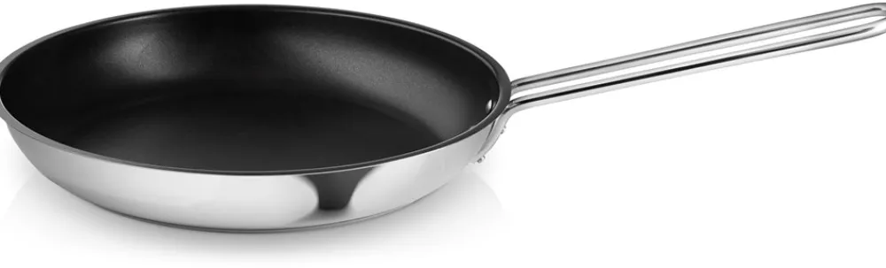 Eva Trio Stainless Steel Slip-Let Stegepande, Ø28 cm- Køkken|Gryder & Pander