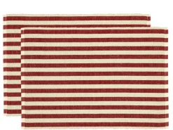 Hot Statement Stripe 2-pak Dækkeservietter, , 33x48 cm Køkkentekstiler