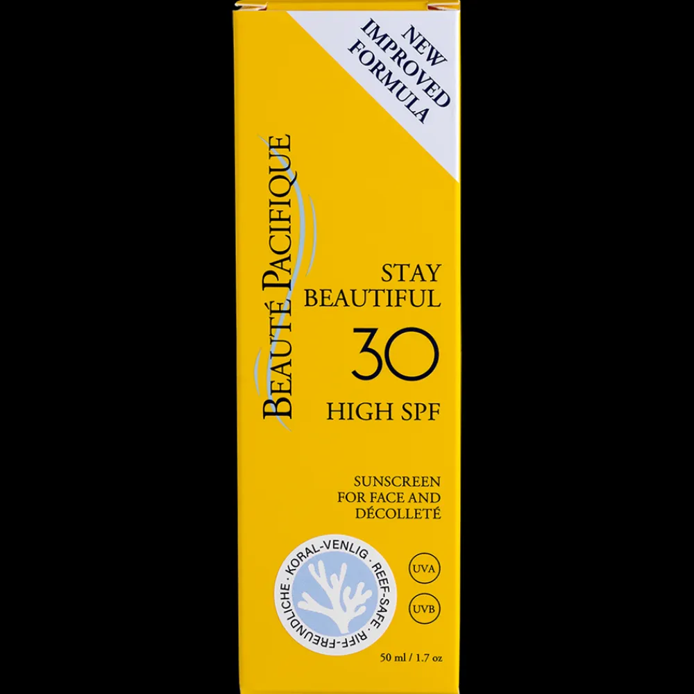Beauté Pacifique Stay Beautiful Solcreme, SPF 30, 50 ml- Solbeskyttelse