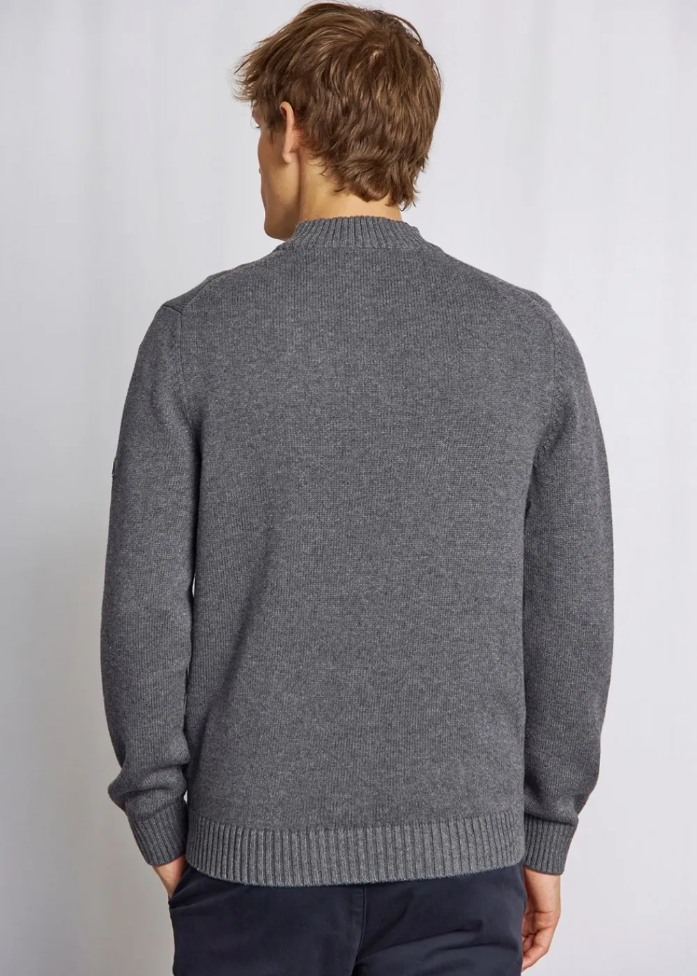 Stian Regular Fit Striktrøje, , XL Strik