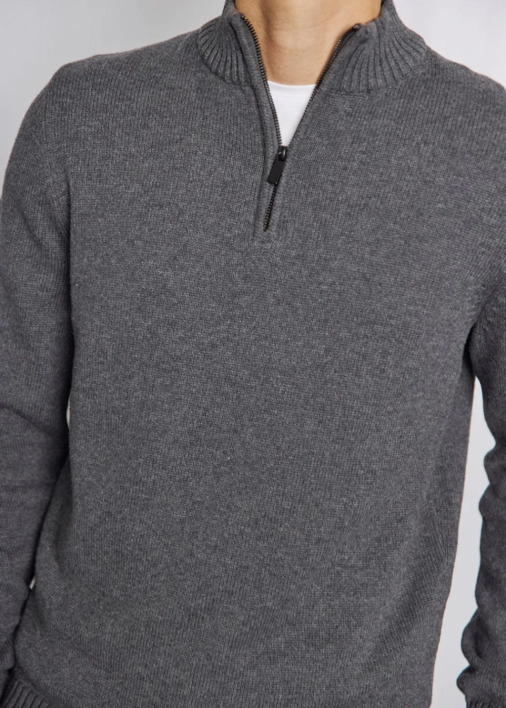 Stian Regular Fit Striktrøje, , XL Strik