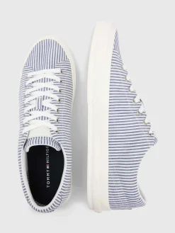 New Street Low Seersucker Sneakers, , 44 Sneakers
