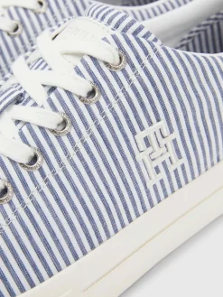 New Street Low Seersucker Sneakers, , 44 Sneakers