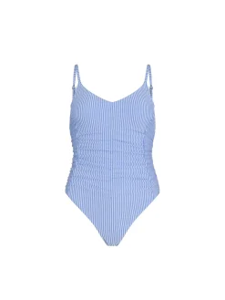Clearance Striba Gathered Bea Badedragt, , L Dame Badetøj