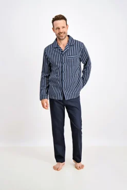 Best Striped Satin Pyjamas, , XXL Nattøj