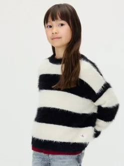 Sale Striped Striktrøje, , 152 cm Børn Strik & Sweatshirts