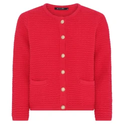 Micha Structure Spring Cardigan, , XL-Dame Cardigans