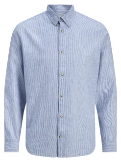 Jack & Jones Junior Summer Linen Blend Skjorte, , 164 cm-Børn Skjorter