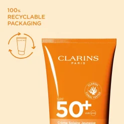 Clarins Sun Body Youth Protecting Solcreme, +, 150 ml- Solbeskyttelse