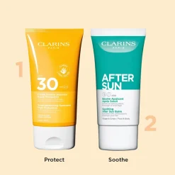 Clarins Sun Body Youth Protecting Solcreme, , 150 ml- Solbeskyttelse
