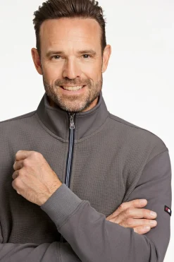 Outlet Superflex Structure Sweat Cardigan, , 4XL Cardigans