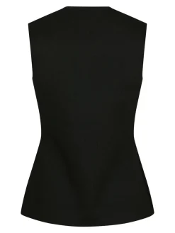 Neo Noir Sway Smooth Knit Vest, , 38-Dame Veste