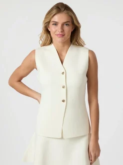Neo Noir Sway Smooth Knit Vest, , 40-Dame Veste