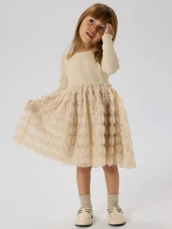 Sykia Tulle Kjole, , 110 cm Børn Kjoler
