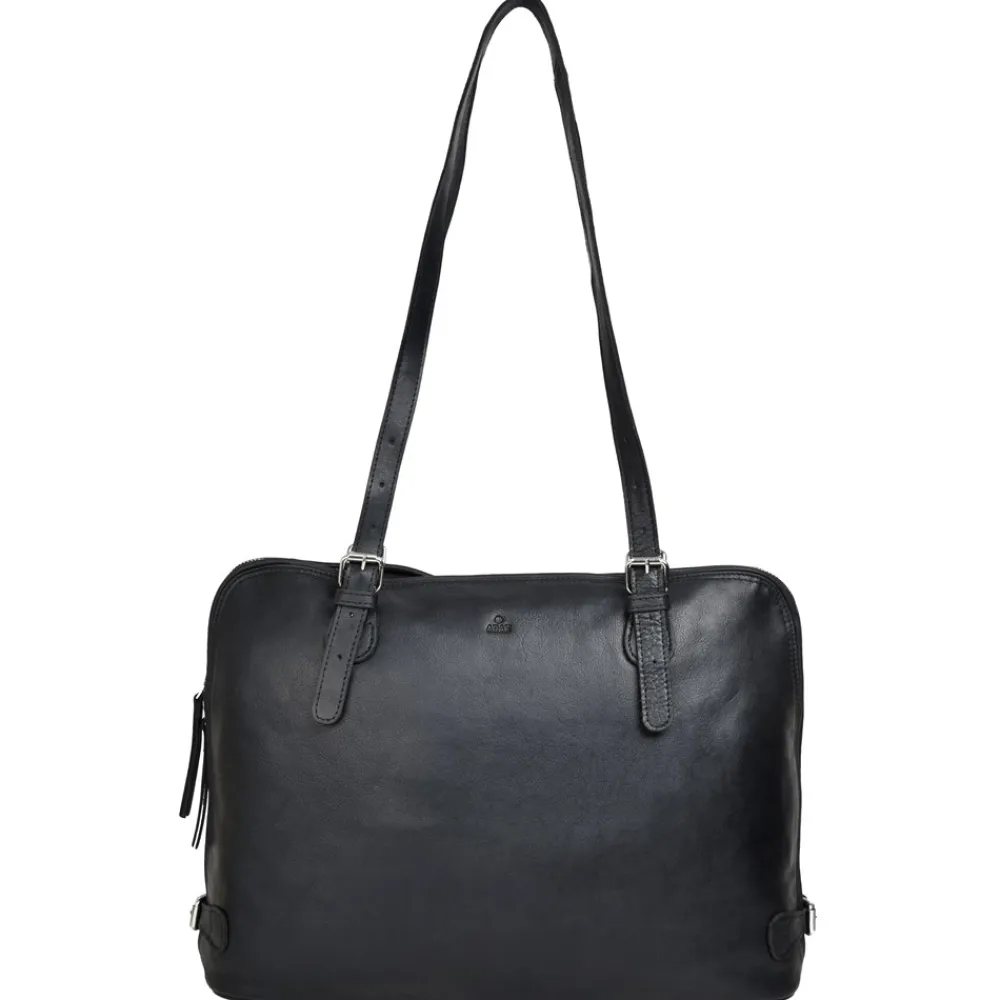 Outlet Tabitta Skuldertaske, Black Dame Crossovers & Skuldertasker