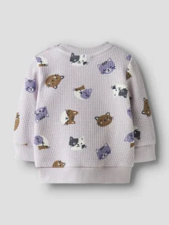 Name It Tammie O-Neck Sweatshirt, , 80 cn-Børn Strik & Sweatshirts