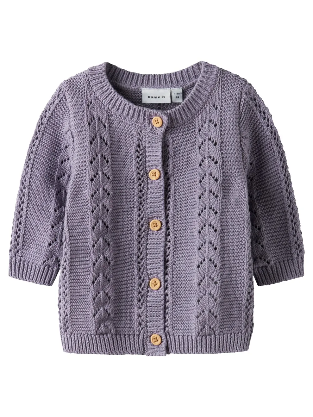 Hot Tandra Knit Cardigan, , 86 cm Børn Cardigans