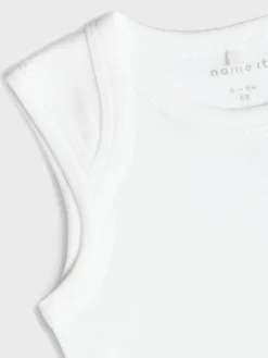 Outlet Tank Solid 3-pak Body, , 86 cm Børn Bodies & Heldragter