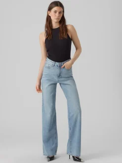Vero Moda Tessa Højtaljede Jeans, , W32/L34-Dame Jeans