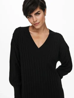Online Tessa Midi Strikkjole, , S Dame Kjoler