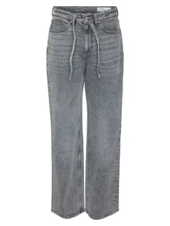 Vero Moda Tessa Wide Belt Jeans, , W29/L32-Dame Jeans