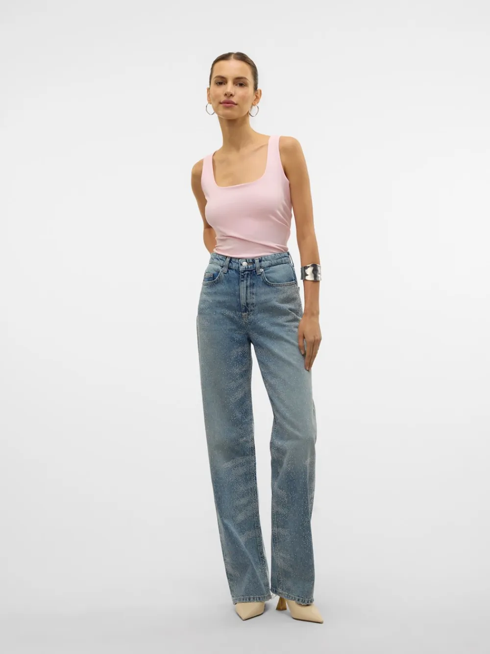 New Tessa Wide Jeans, , W30/L32 Dame Jeans