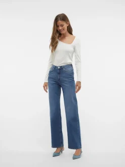 Vero Moda Tessa Wide Jeans, , W31/L32-Dame Jeans