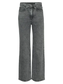 Vero Moda Tessa Wide Studs Jeans, , W33/L32-Dame Jeans