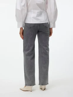 Vero Moda Tessa Wide Studs Jeans, , W33/L32-Dame Jeans