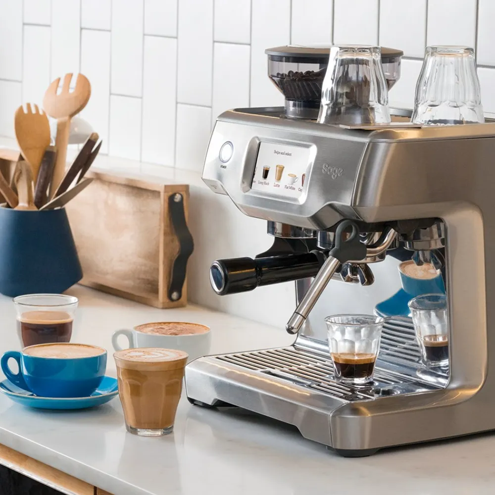 Sage The Barista Touch Espressomaskine, Børstet Stål- Køkkenmaskiner