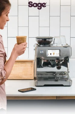 Sage The Barista Touch Espressomaskine, Børstet Stål- Køkkenmaskiner