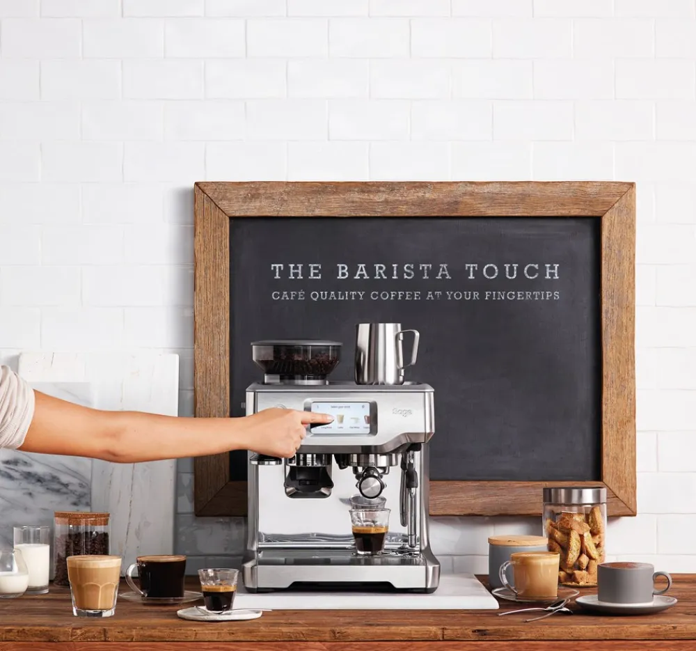 Sage The Barista Touch Espressomaskine, Børstet Stål- Køkkenmaskiner