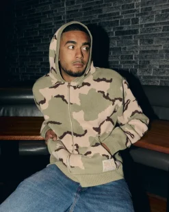 FOREVERLAST The ‘Big Time Camo Hoodie’, , XXL- Sweatshirts & Trøjer