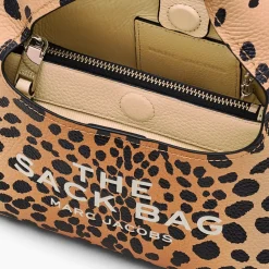Marc Jacobs The Cheetah Leather Mini Sack Taske,-Dame Håndtasker