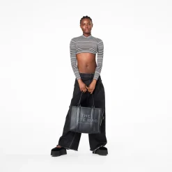 Marc Jacobs The Leather Large Tote Bag,-Dame Shoppere