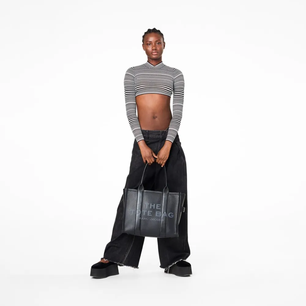 Marc Jacobs The Leather Large Tote Bag,-Dame Shoppere