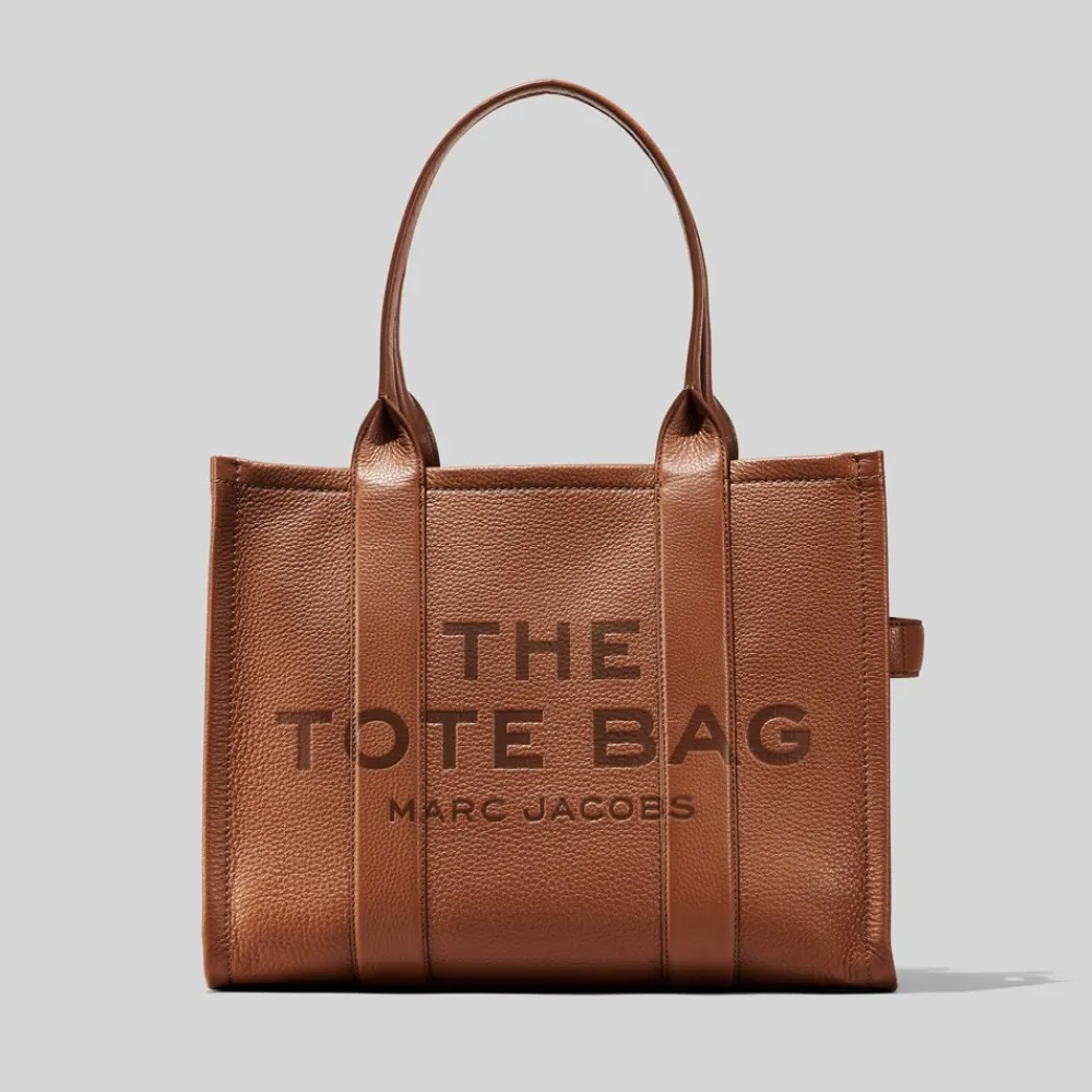 Outlet The Leather Large Tote Bag, Dame Shoppere