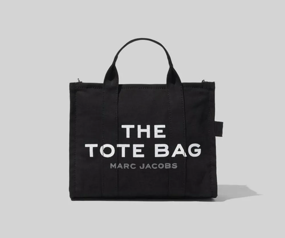 Marc Jacobs The Small Traveler Tote Shopper, Black-Dame Shoppere