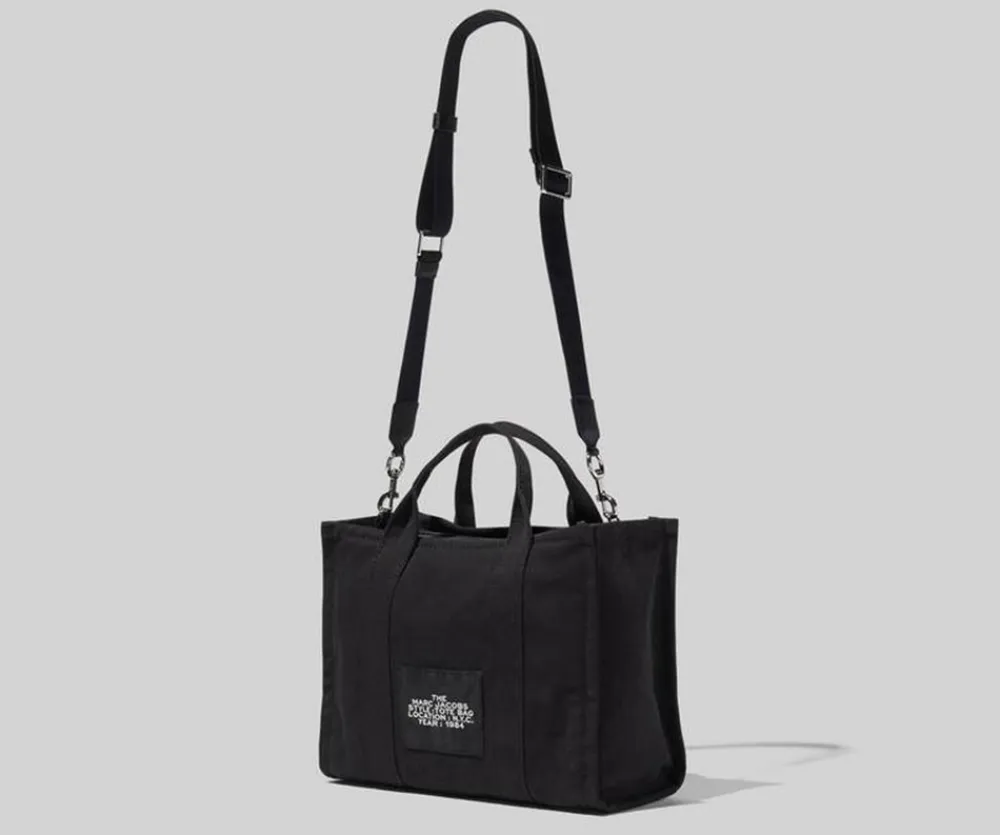 Marc Jacobs The Small Traveler Tote Shopper, Black-Dame Shoppere