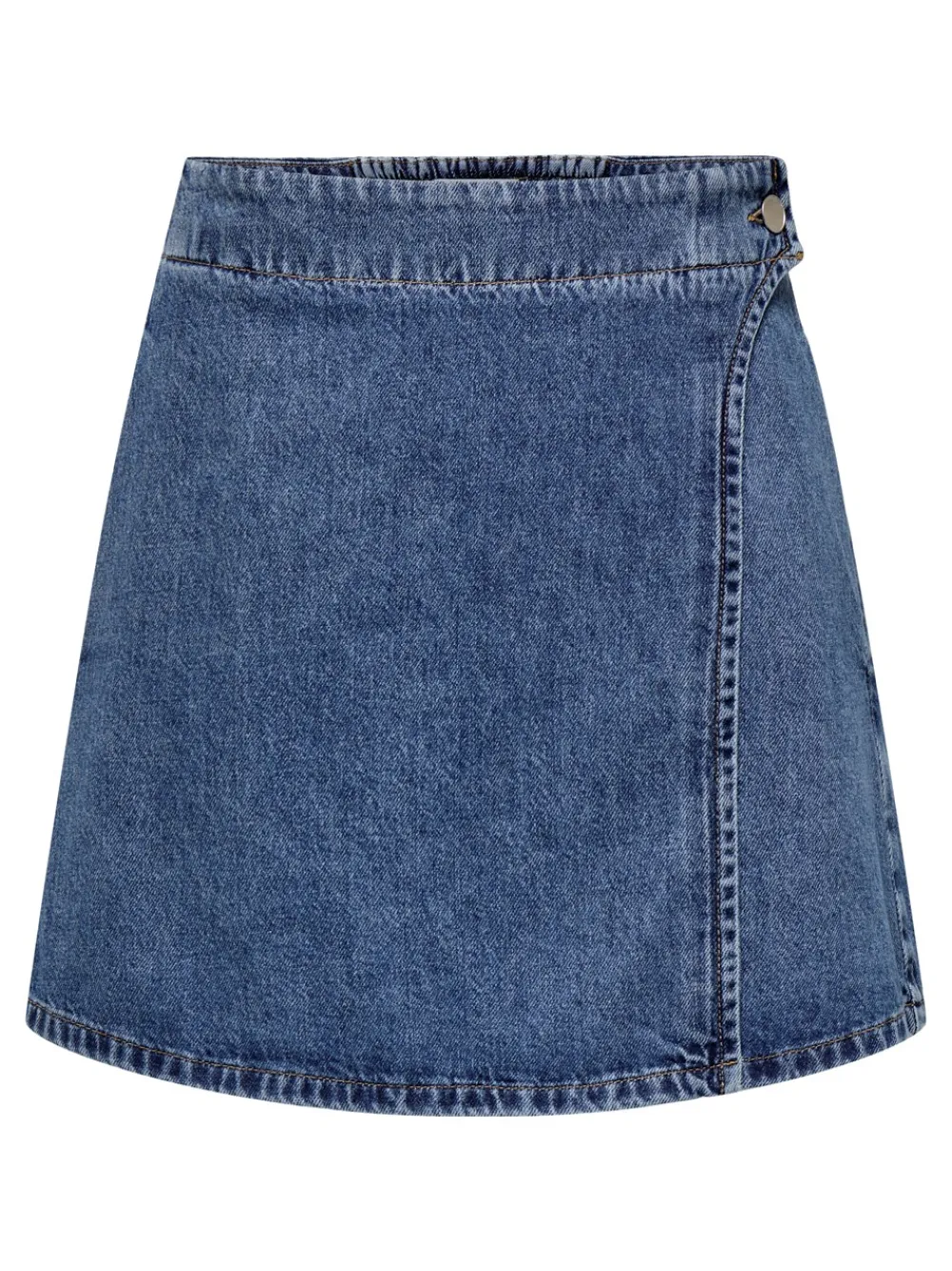 Clearance Thea Wrap Denim Nederdel, , L Dame Nederdele