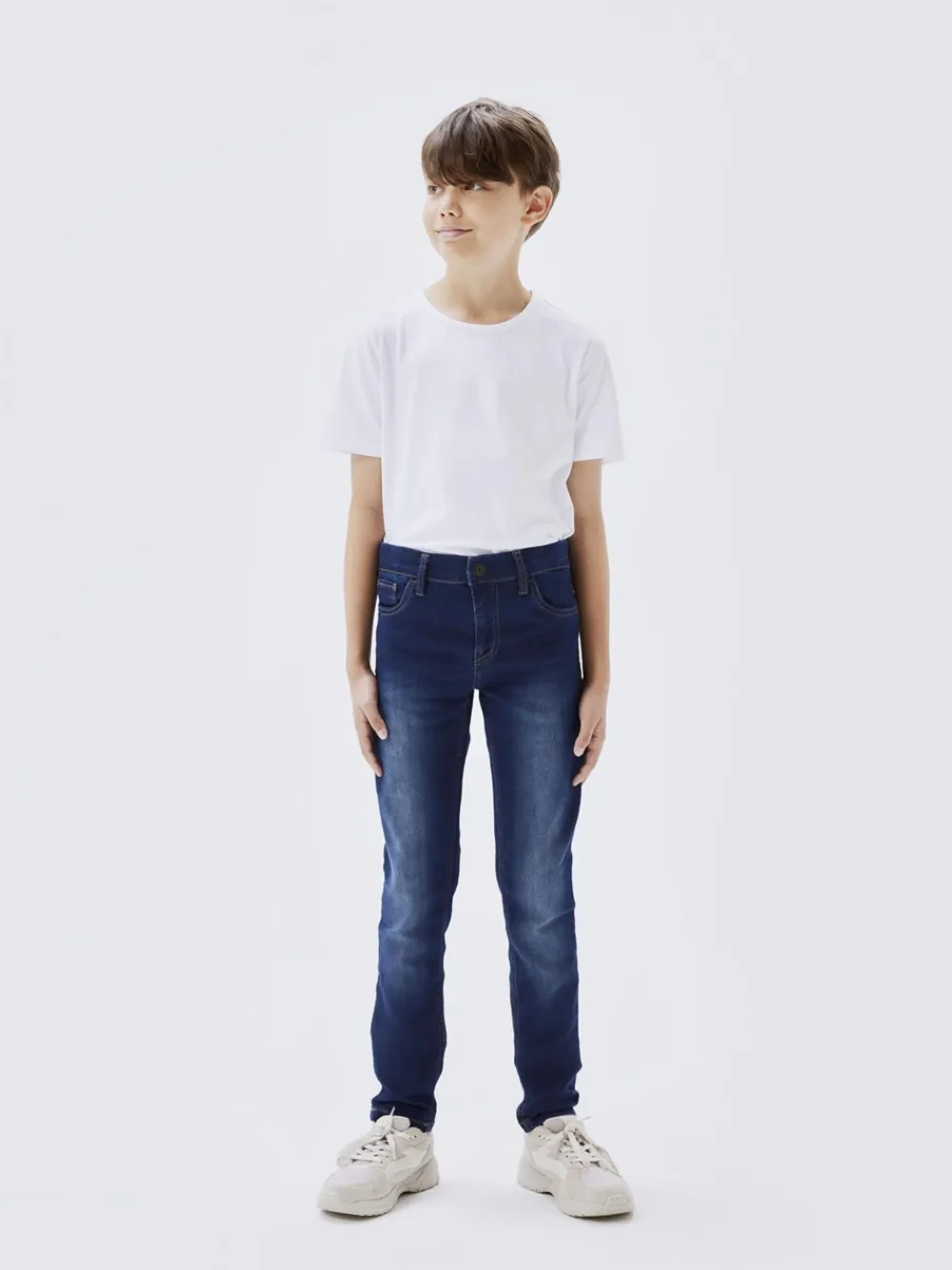 New Theo Slim Jeans, , 152 cm Børn Jeans