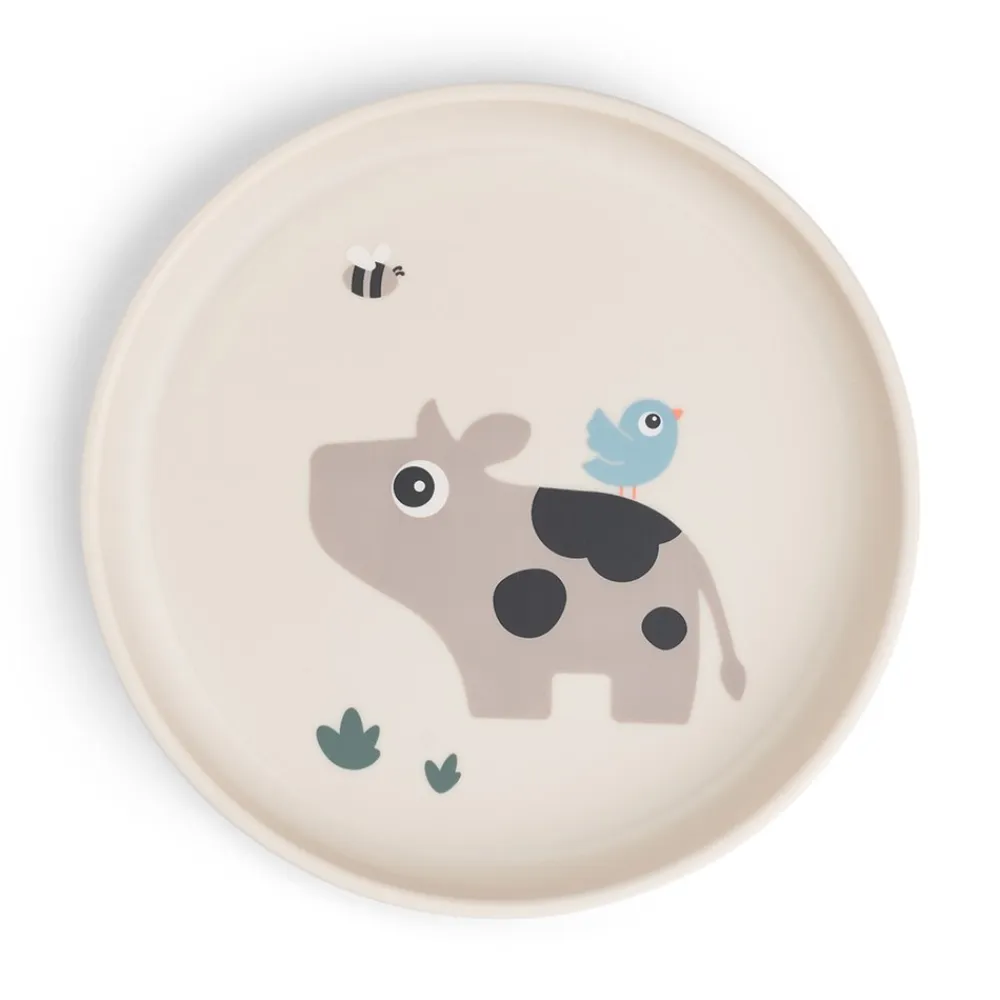 Done by Deer Tiny Farm Tallerken,-Børn Børneservice|Tallerkener
