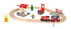 Clearance Togbane M. Brandmandstema Børn Tog, Biler & Skibe