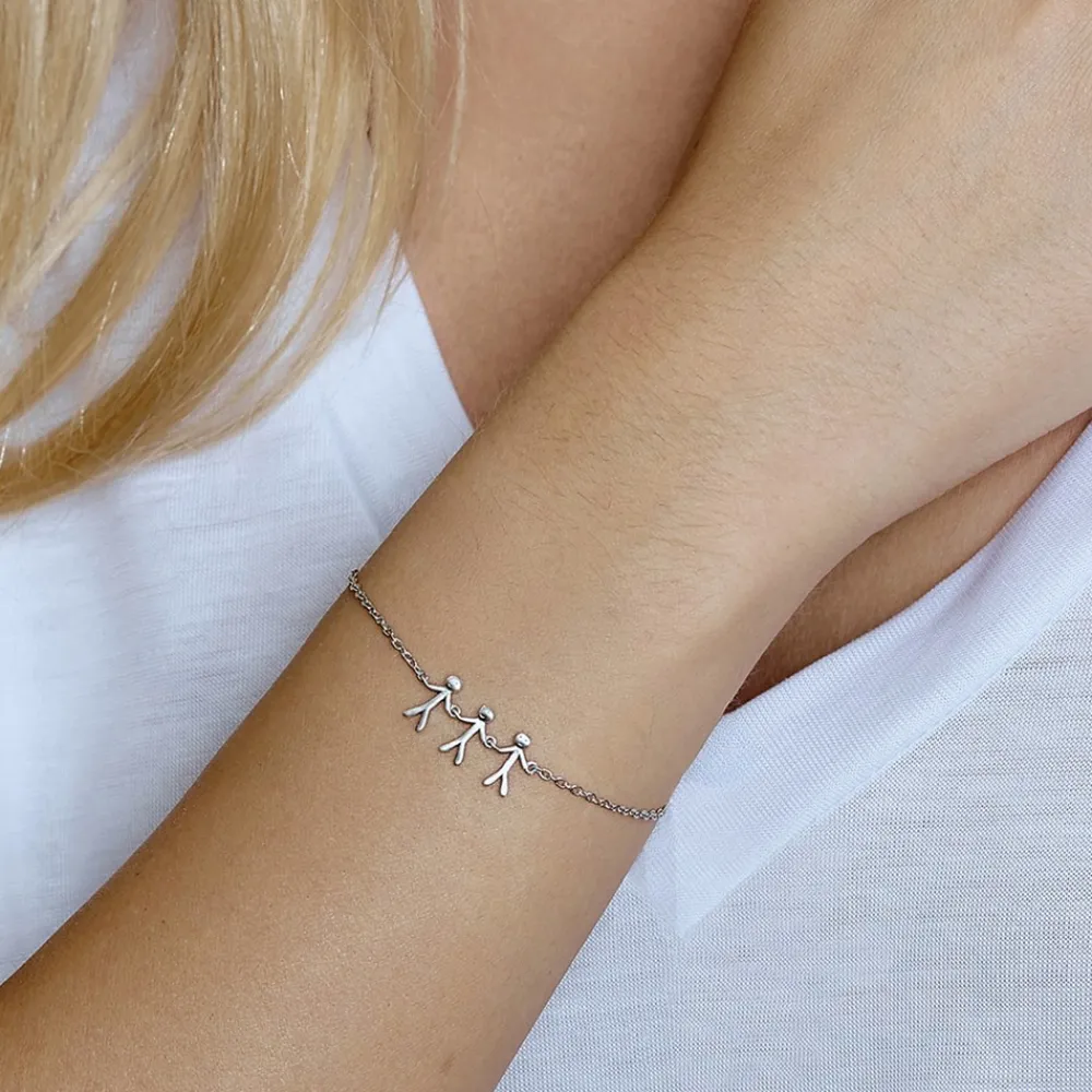 byBiehl Together Family 3 Armbånd, , 19,5 cm-Dame Armbånd